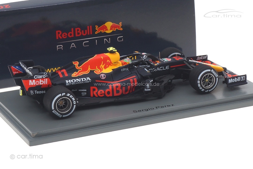 Red Bull Racing RB16B GP Mexiko 2021 Sergio Perez/No.3 board Spark 1:43 S7850