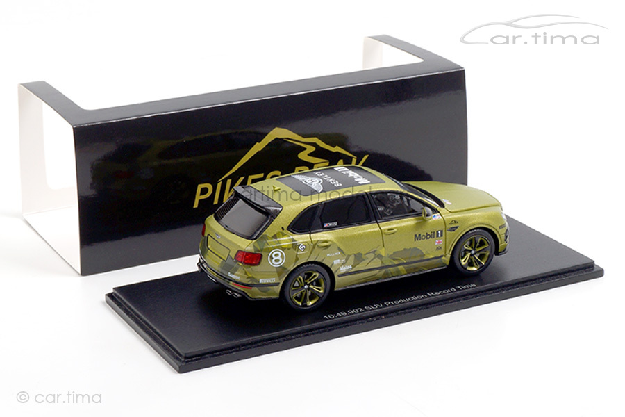 Bentley Bentayga Pikes Peak 2018 SUV Record Spark 1:43 S7798