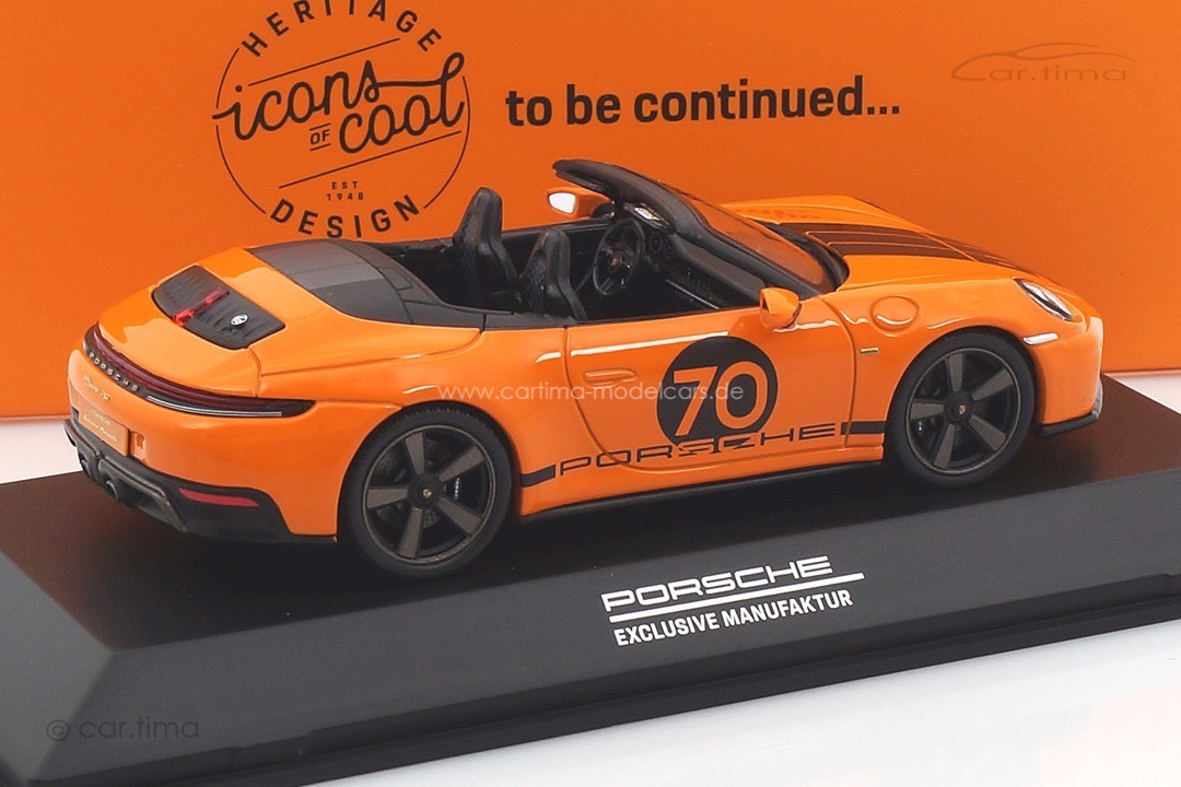 Porsche 911 (992) Carrera GTS Spirit 70 Signalorange Spark 1:43 WAP0200540SGTS
