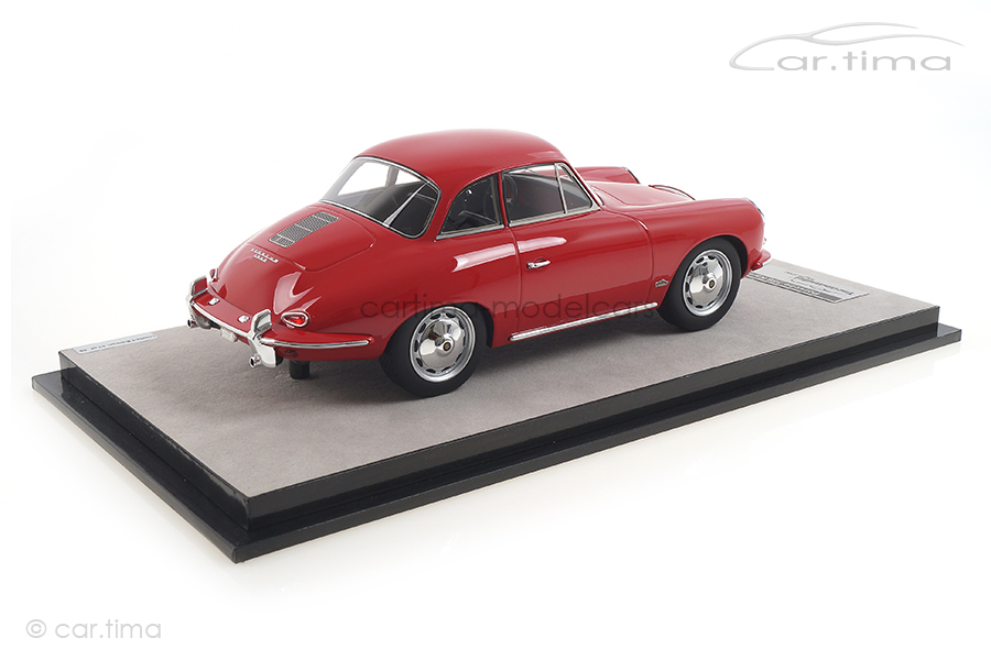 Porsche 356 Karmann Hardtop rot Tecnomodel 1:18 TM18-143B Porsche 356 Karmann Hardtop rot Tecnomodel 1:18 TM18-143B