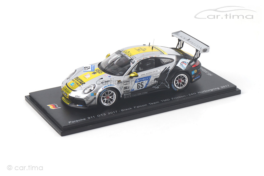 Porsche 911 GT3 24h Nürburgring 2017 Black Falcon Bleul/Karg/Takis/Toril Spark 1:43 SG327 Porsche 911 GT3 24h Nürburgring 2017 Black Falcon Bleul/Karg/Takis/Toril Spark 1:43 SG327