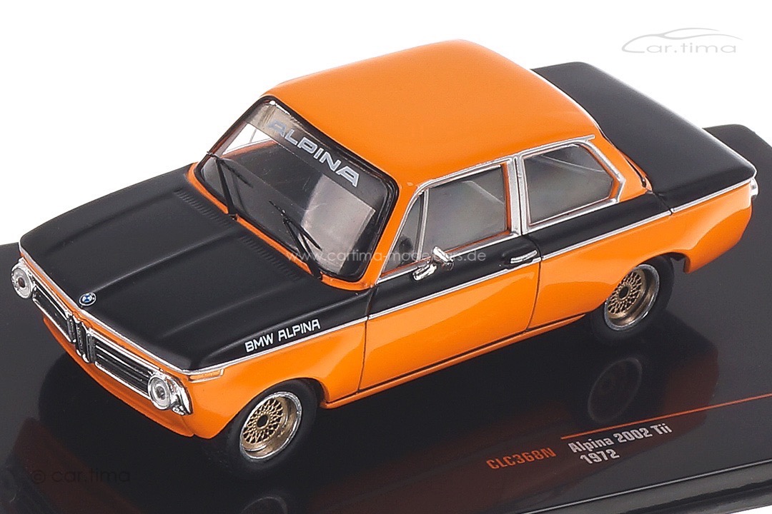 BMW Alpina 2002 Tii 1972 orange/schwarz IXO 1:43 CLC368N