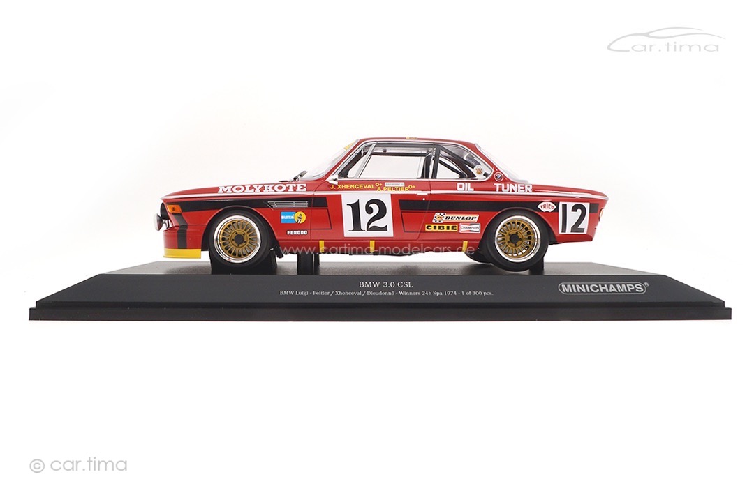 BMW 3.0 CSL Winner 24h Spa 1974 Xhenceval/Dieudonné Minichamps 1:18 155742612