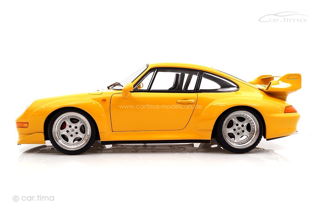 Porsche 911 (993) GT2 Speedgelb inkl. Vitrine KK Scale 1:12 KKDC120282S-VIT
