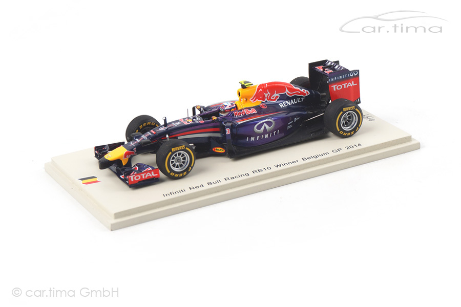 Red Bull Racing RB10 Winner GP Belgien 2014 Daniel Ricciardo Spark 1:43 SB070