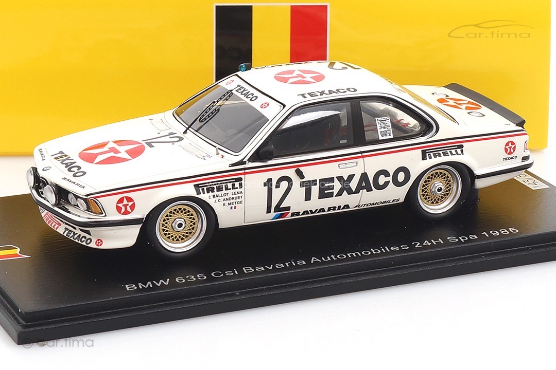 BMW 635 CSI 24h Spa 1985 Andruet/Ballot Lena/Metge Spark 1:43 SB661