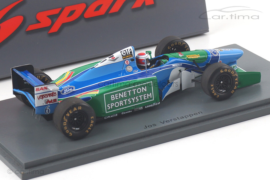 Benetton B194 GP Belgien 1994 Jos Verstappen Spark 1:43 S4483 Benetton B194 GP Belgien 1994 Jos Verstappen Spark 1:43 S4483