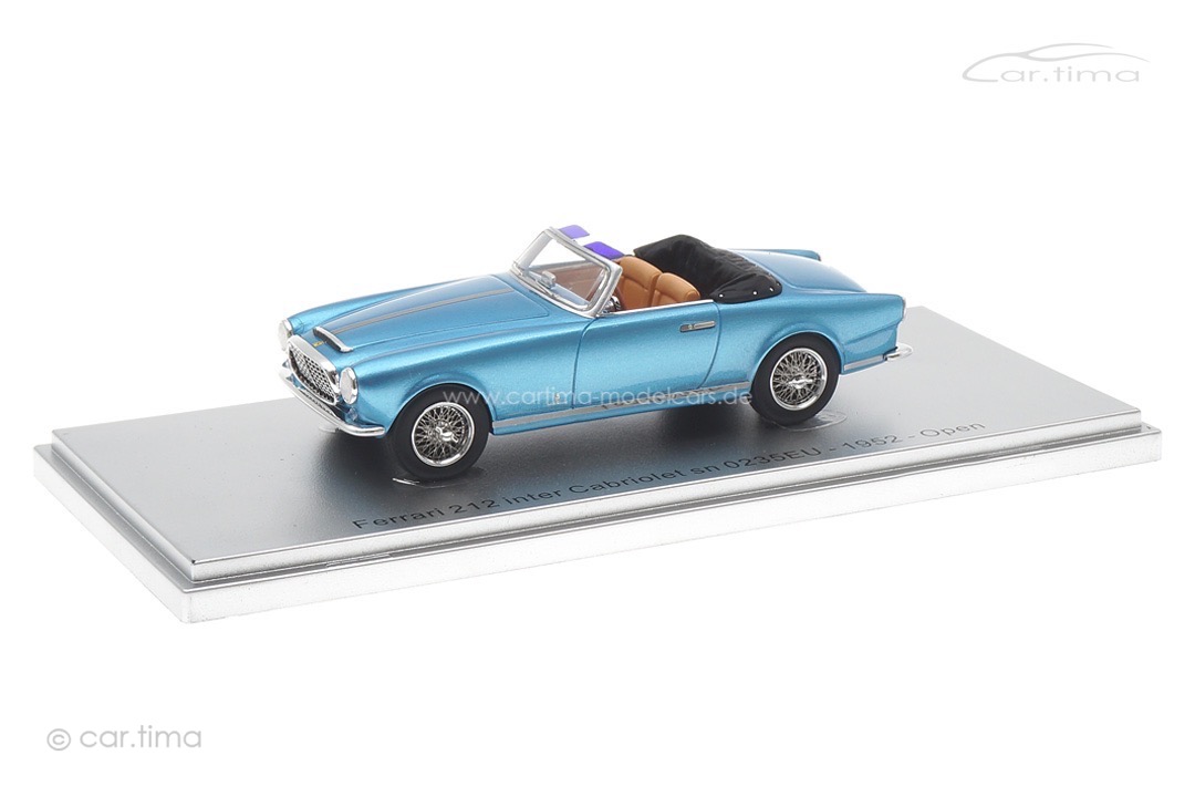 Ferrari 212 inter Cabriolet sn 0235EU Open 1952 blau met. Kess 1:43 KE43056263