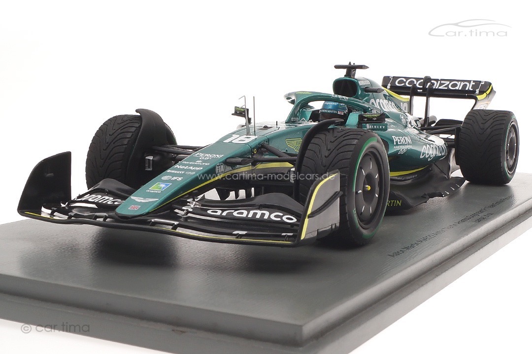 Aston Martin AMR22 GP Emilia Romagna 2022 Lance Stroll Spark 1:18 18S762 Aston Martin AMR22 GP Emilia Romagna 2022 Lance Stroll Spark 1:18 18S762