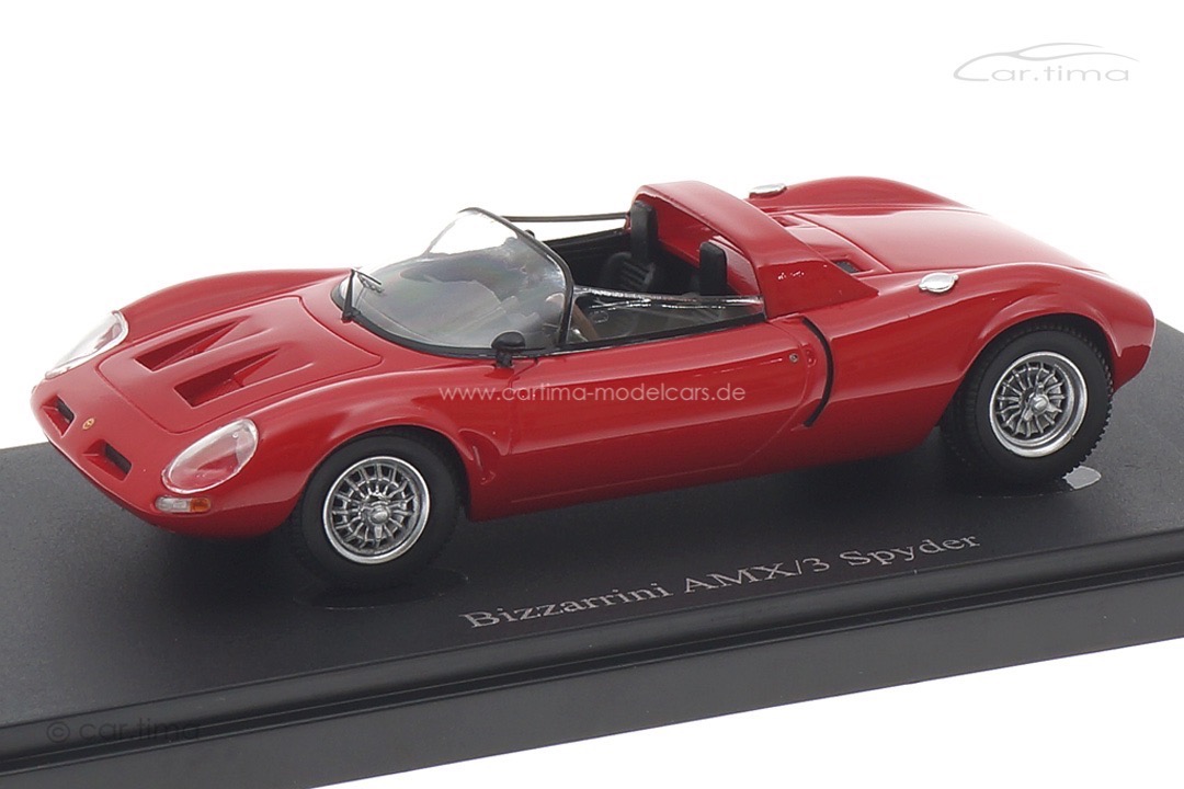 Bizzarini AMX/3 Spyder 1971 rot autocult 1:43 05044 Bizzarini AMX/3 Spyder 1971 rot autocult 1:43 05044