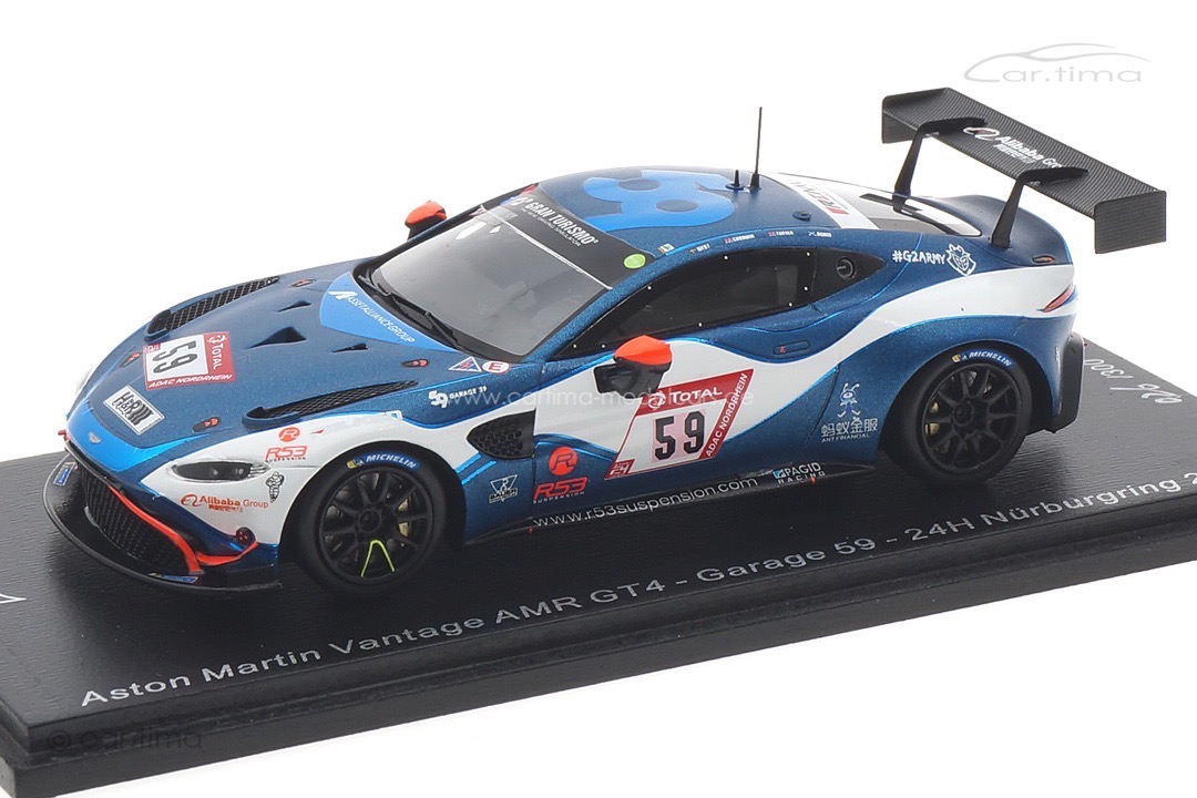 Aston Martin Vantage AMR GT4 24h Nürburgring 2020 Adam/Goodwin/Turner Spark 1:43 SG700 Aston Martin Vantage AMR GT4 24h Nürburgring 2020 Adam/Goodwin/Turner Spark 1:43 SG700