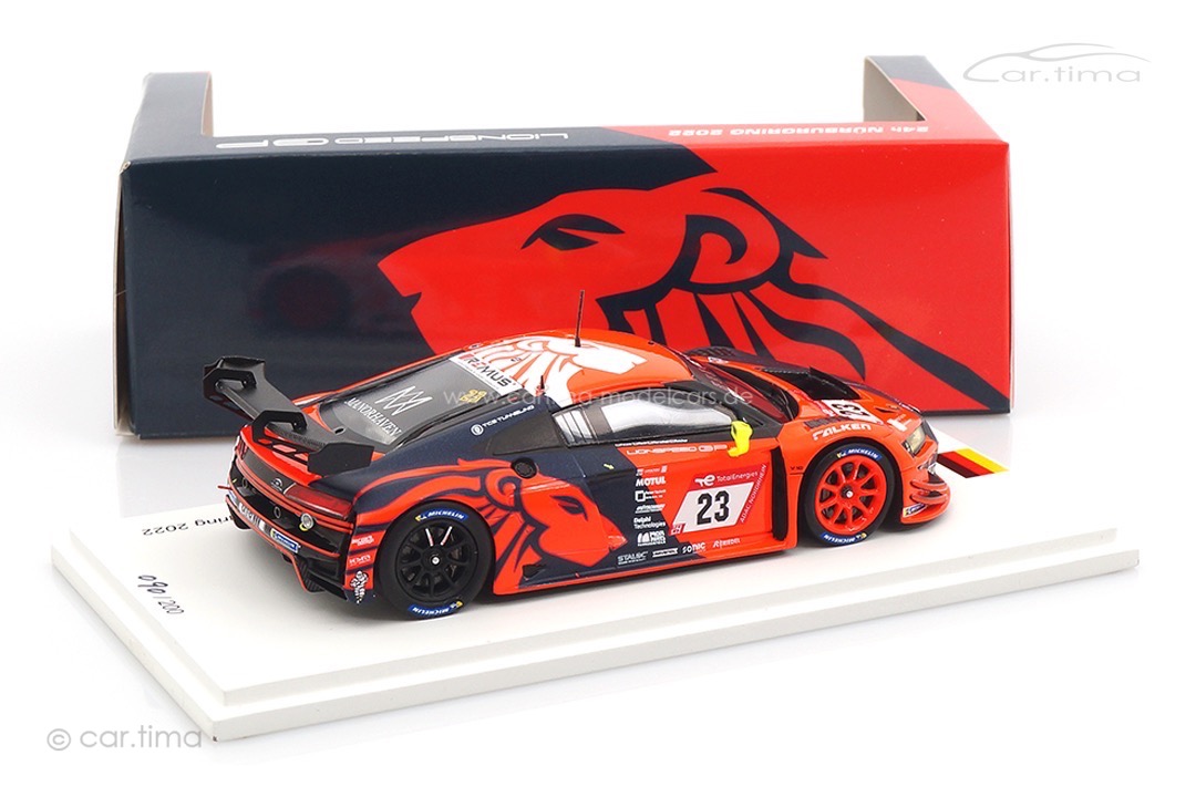 Audi R8 LMS GT3 Evo II 24h Nürburgring 2022 Fetzer/Koch/Reicher/Marschall Spark 1:43 FF018