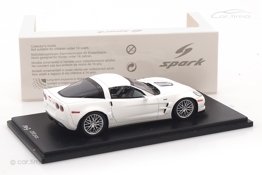 Chevrolet Corvette ZR1 weiß Spark 1:43 PD04312006