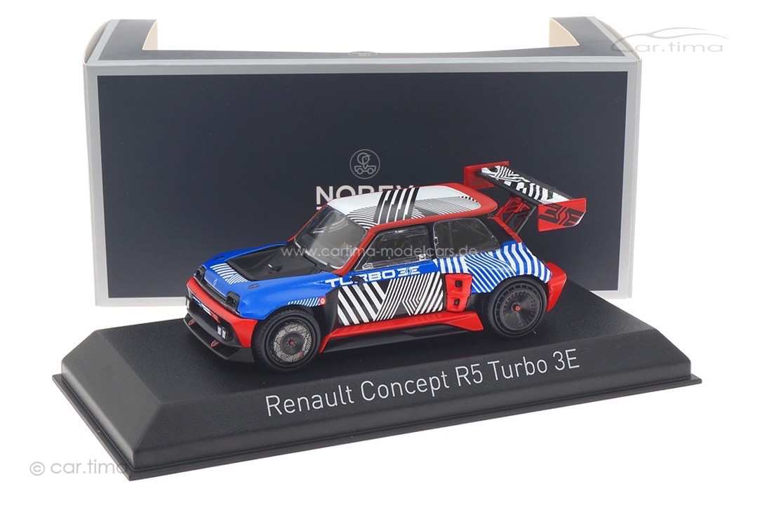 Renault Concept R5 Turbo 3E E-Tech 100% Elektrisch blau/rot Norev 1:43 517967 Renault Concept R5 Turbo 3E E-Tech 100% Elektrisch blau/rot Norev 1:43 517967
