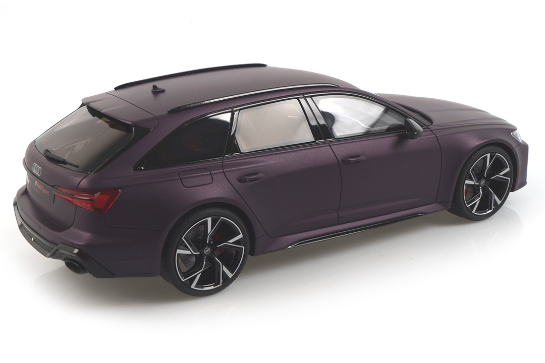 Audi RS6 Avant Merlin purple matt GT Spirit 1:18 GT825 Audi RS6 Avant Merlin purple matt GT Spirit 1:18 GT825