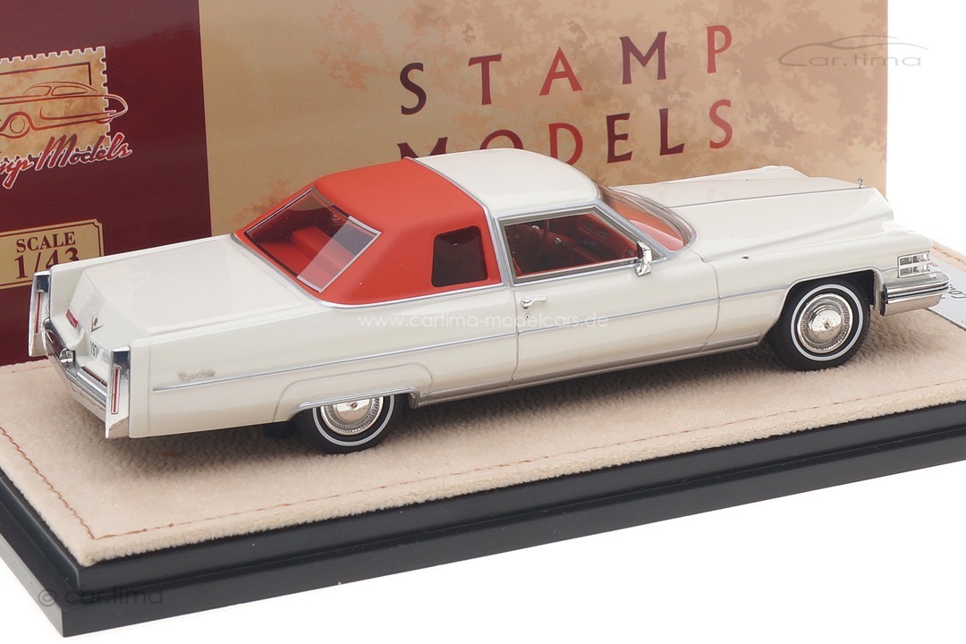 Cadillac Coupe Deville Cotillion white Stamp Models 1:43 STM74602