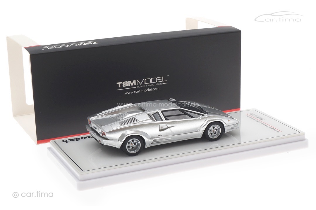 Lamborghini Countach 25th Anniversary Grigio TSM 1:43 TSM430659 Lamborghini Countach 25th Anniversary Grigio TSM 1:43 TSM430659