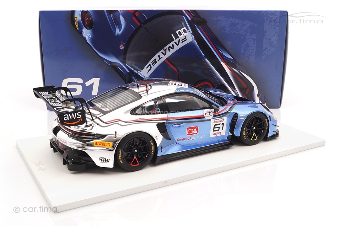 Porsche 911 GT3 R 24h Spa 2024 Earl Bamber Motorsport Spark 1:18 FF051