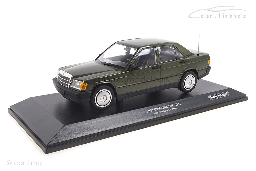 Mercedes-Benz 190E (W201) 1982 grün met. Minichamps 1:18 155037001 Mercedes-Benz 190E (W201) 1982 grün met. Minichamps 1:18 155037001