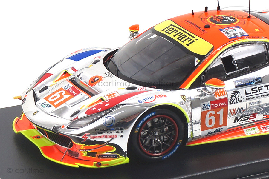 Ferrari 488 GTE 24h Le Mans 2018 Griffin/Mok/Sawa LookSmart 1:43 LSLM086