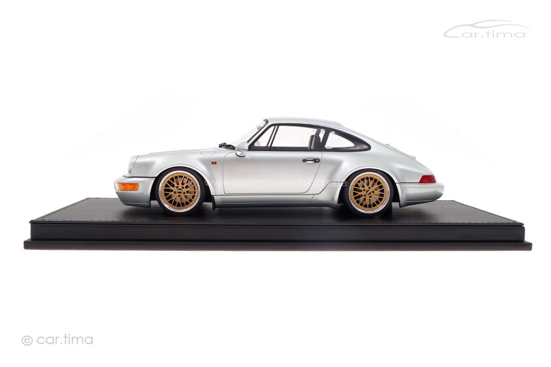 Porsche 911 (964) Carrera 30 Jahre Jubi Polarsilber 19" BBS Alu-Felgen car.tima CUSTOMIZED 1:18 Porsche 911 (964) Carrera 30 Jahre Jubi Polarsilber 19" BBS Alu-Felgen car.tima CUSTOMIZED 1:18