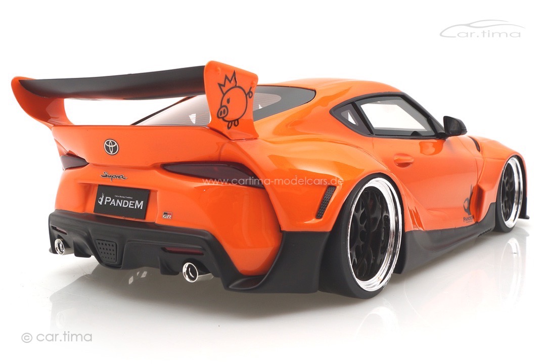 Pandem Toyota GR Supra V1.0 orange TopSpeed 1:18 TS0359