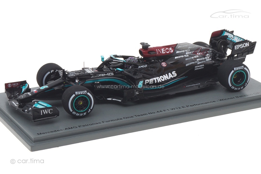Mercedes-AMG W12 Winner GP Bahrain 2021 Lewis Hamilton Spark 1:43 S7660