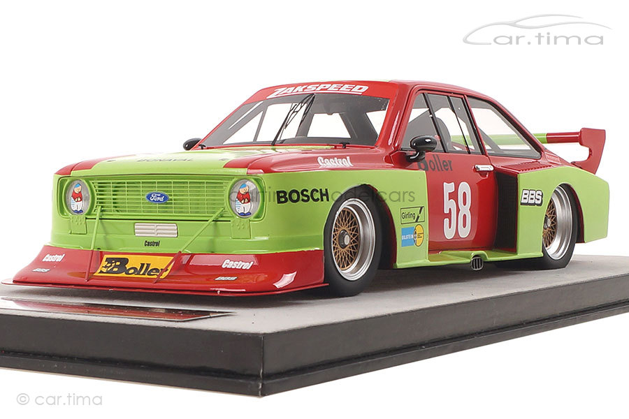 Ford Escort II RS Turbo DRM Zolder 1980 Boller Tecnomodel 1:18 TM18-172D Ford Escort II RS Turbo DRM Zolder 1980 Boller Tecnomodel 1:18 TM18-172D