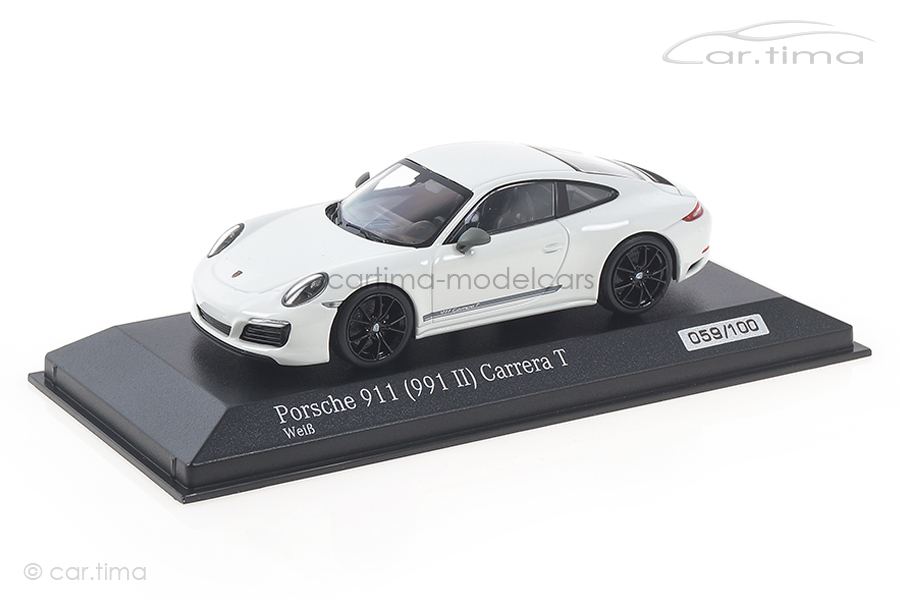 Porsche 911 (991 II) Carrera T Weiß/Rad schwarz Minichamps 1:43 CA04319003B