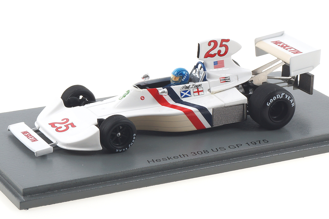 Hesketh 308 GP USA 1975 Brett Lunger Spark 1:43 S2468 Hesketh 308 GP USA 1975 Brett Lunger Spark 1:43 S2468
