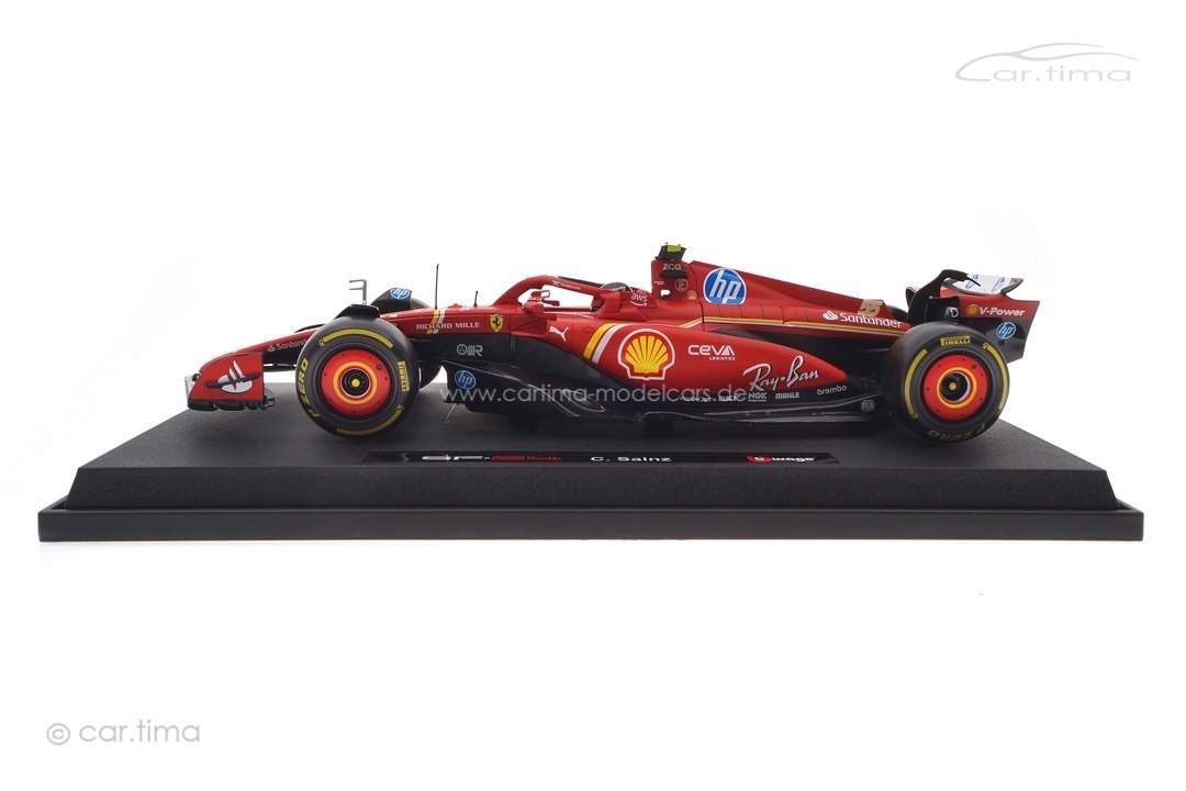 Ferrari F1 SF-24 GP 2024 Carlos Sainz Bburago 1:18 18-16815-S Ferrari F1 SF-24 GP 2024 Carlos Sainz Bburago 1:18 18-16815-S