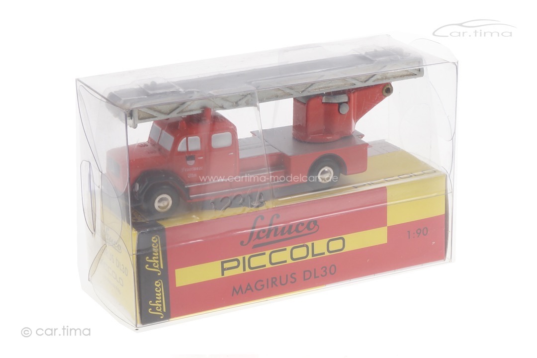 Schuco Piccolo Magirus Drehleiter DL30 Feuerwehr Schuco 1:90 01455 Schuco Piccolo Magirus Drehleiter DL30 Feuerwehr Schuco 1:90 01455