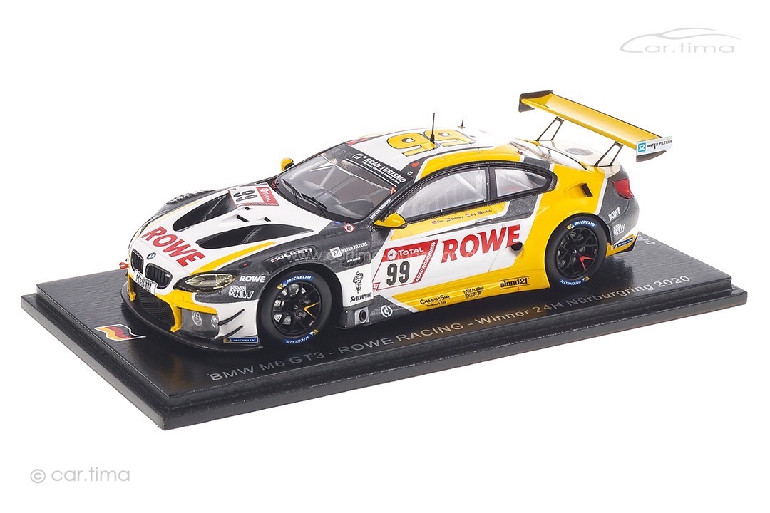 BMW M6 GT3 Winner 24h Nürburgring 2020 Catsburg/Sims/Yelloly Spark 1:43 SG680 BMW M6 GT3 Winner 24h Nürburgring 2020 Catsburg/Sims/Yelloly Spark 1:43 SG680