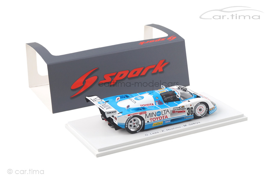 Toyota 88C 24h Le Mans 1988 Hoshino/Lees/Sekiya Spark 1:43 S5242 Toyota 88C 24h Le Mans 1988 Hoshino/Lees/Sekiya Spark 1:43 S5242