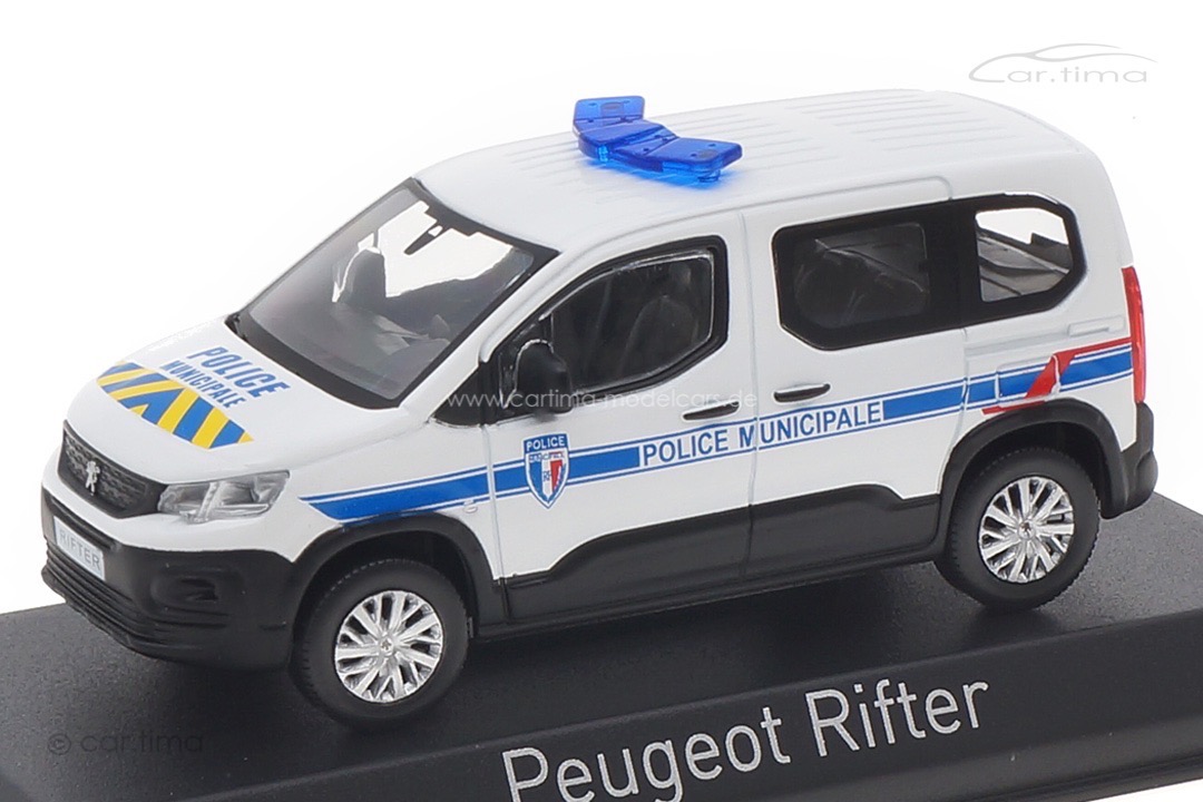Peugeot Rifter 2019 Police Municipale weiß/blau/gelb Norev 1:43 479068