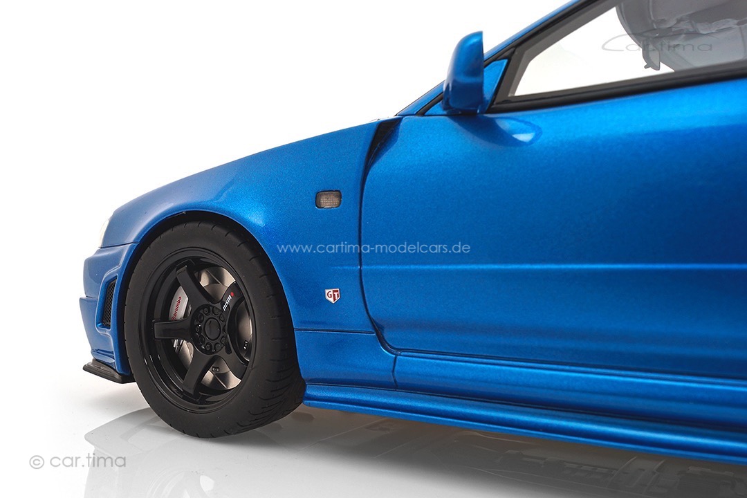NISMO R34 GT-R Z-tune Bayside Blue OttOmobile 1:12 G082