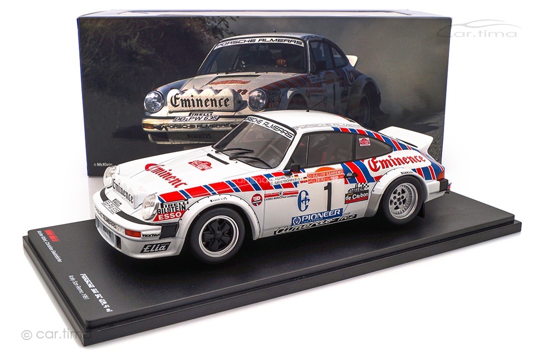 Porsche 911 SC Gr.4 Rallye San Remo 1981 Röhrl/Geistdörfer Werk83 1:18 W1805801
