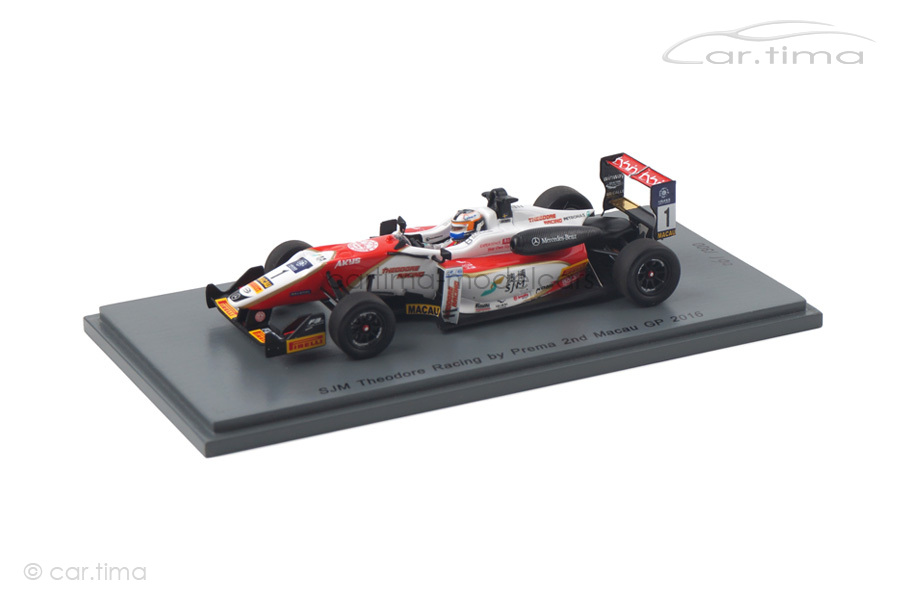 Dallara F3 SJM Macau GP 2016 Felix Rosenqvist Spark 1:43 SA119