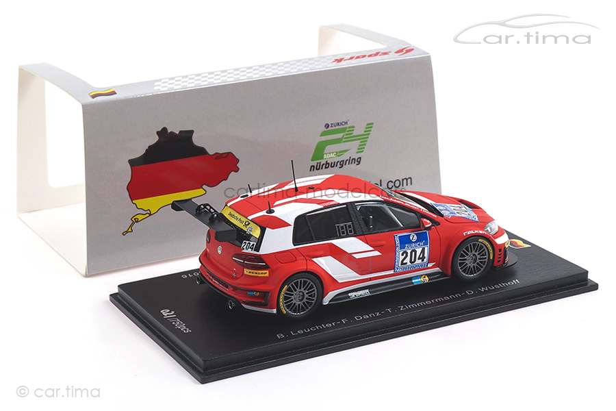 Volkswagen Golf GTi TCR 24h Nürburgring 2016 Danz/Leuchter/Zimmermann Spark 1:43 SG261 Volkswagen Golf GTi TCR 24h Nürburgring 2016 Danz/Leuchter/Zimmermann Spark 1:43 SG261
