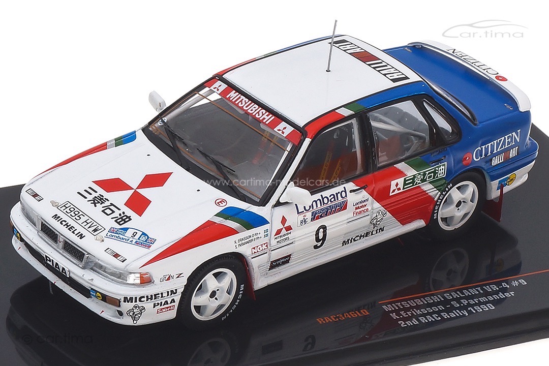 Mitsubishi Galant VR-4 RAC Rallye 1990 Eriksson/Parmander IXO 1:43 RAC346LQ Mitsubishi Galant VR-4 RAC Rallye 1990 Eriksson/Parmander IXO 1:43 RAC346LQ