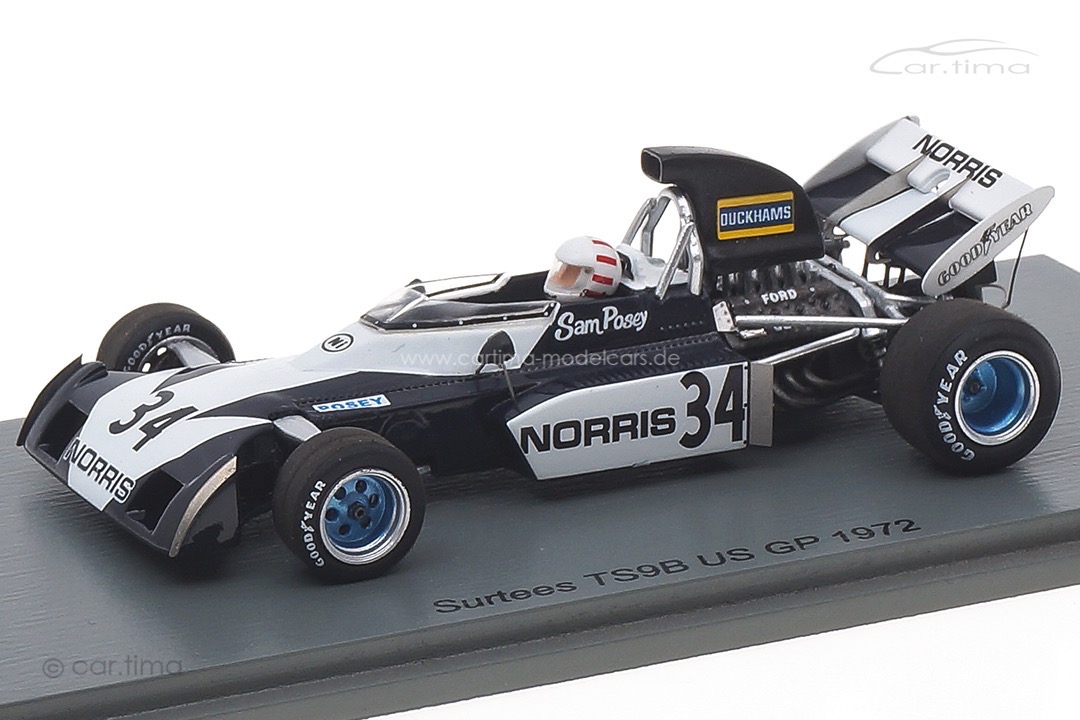 Surtees TS9B GP USA 1972 Sam Posey Spark 1:43 S3997 Surtees TS9B GP USA 1972 Sam Posey Spark 1:43 S3997
