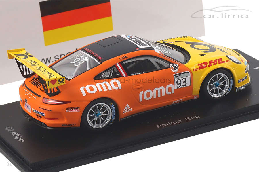 Porsche 911 (991) GT3 Cup Porsche Carrera Cup Champion 2015 Philipp Eng Spark 1:43 SG226 Porsche 911 (991) GT3 Cup Porsche Carrera Cup Champion 2015 Philipp Eng Spark 1:43 SG226
