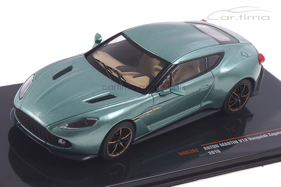 Aston Martin V12 Vanquish Zagato grün met. IXO 1:43 MOC302
