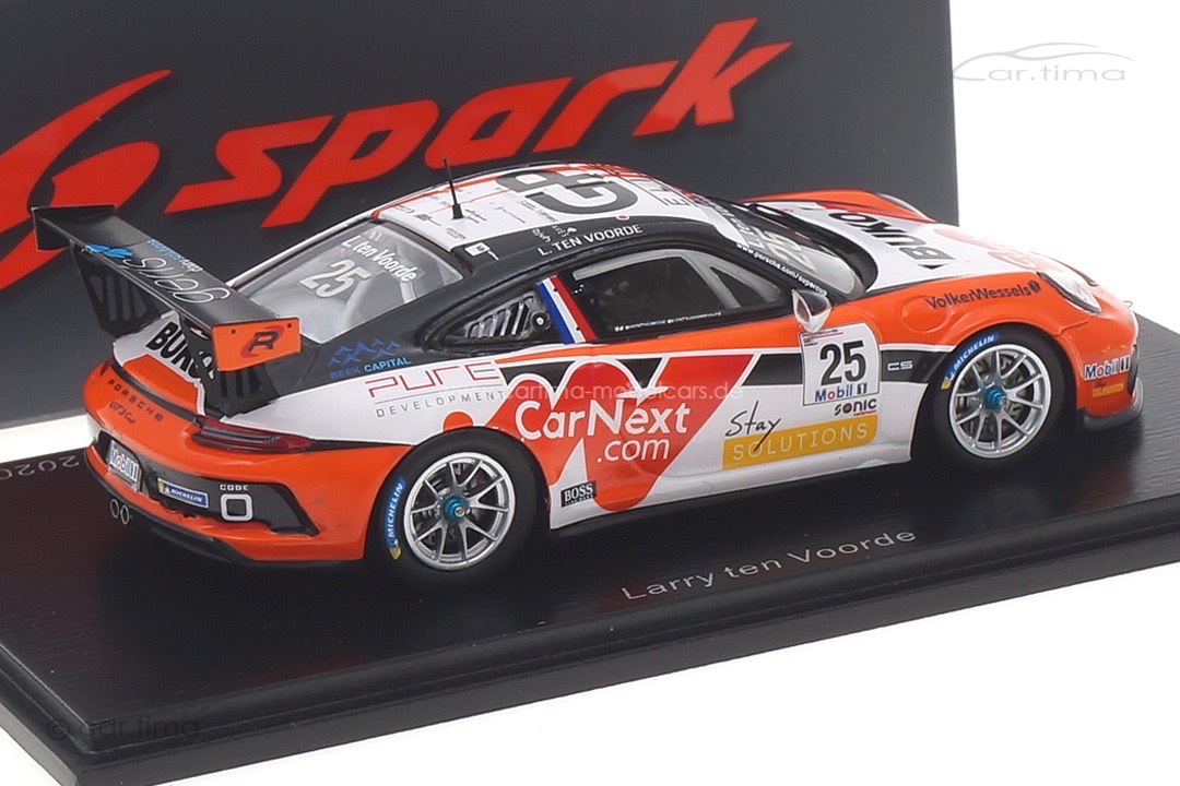 Porsche 911 GT3 Cup Porsche Supercup Champion 2020 Larry ten Voorde Spark 1:43 S8506