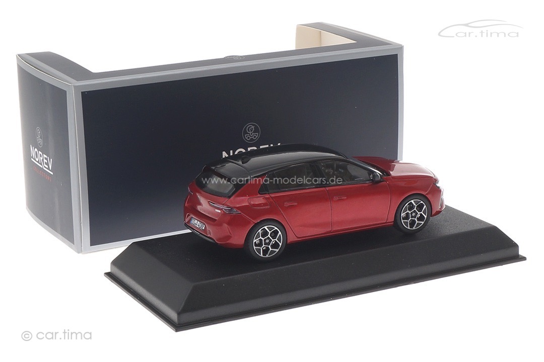 Opel Astra 2022 rot met. Norev 1:43 360062 Opel Astra 2022 rot met. Norev 1:43 360062
