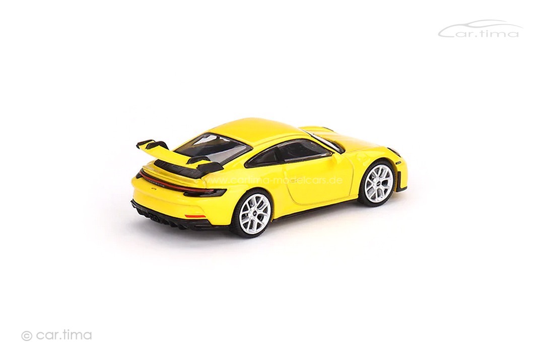 Porsche 911 (992) GT3 Racing yellow MINI GT 1:64 MGT00565-L