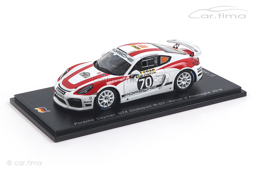 Porsche Cayman GT4 Clubsport Deutschland Rallye 2018 Romain Dumas Spark 1:43 SG274
