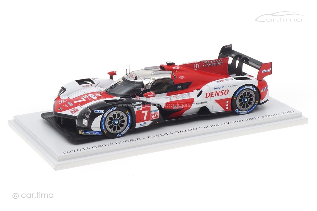 Toyota GR010 Hybrid Winner 24h Le Mans 2021 Conway/Kobayashi/Lòpez Spark 1:43 43LM21 Toyota GR010 Hybrid Winner 24h Le Mans 2021 Conway/Kobayashi/Lòpez Spark 1:43 43LM21