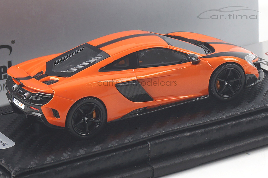 McLaren 675 LT Taracco orange Tecnomodel 1:43 T43-EX01D McLaren 675 LT Taracco orange Tecnomodel 1:43 T43-EX01D