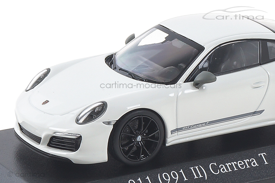 Porsche 911 (991 II) Carrera T Weiß/Rad schwarz Minichamps 1:43 CA04319003B